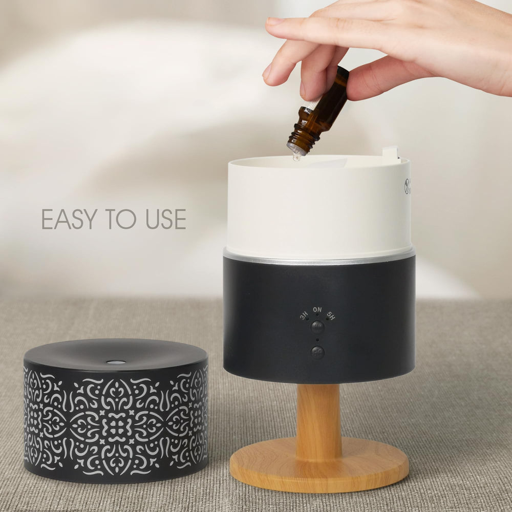 Earnest Living ultrasonic mist diffuser producing a cool mist for comfortable humidity