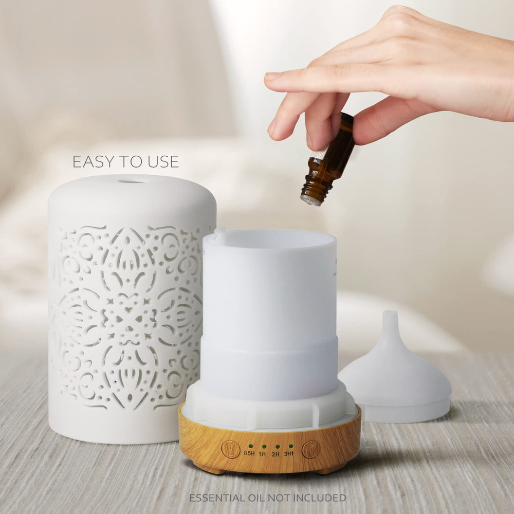 Earnest Living ultrasonic diffuser operates quietly for focused moments