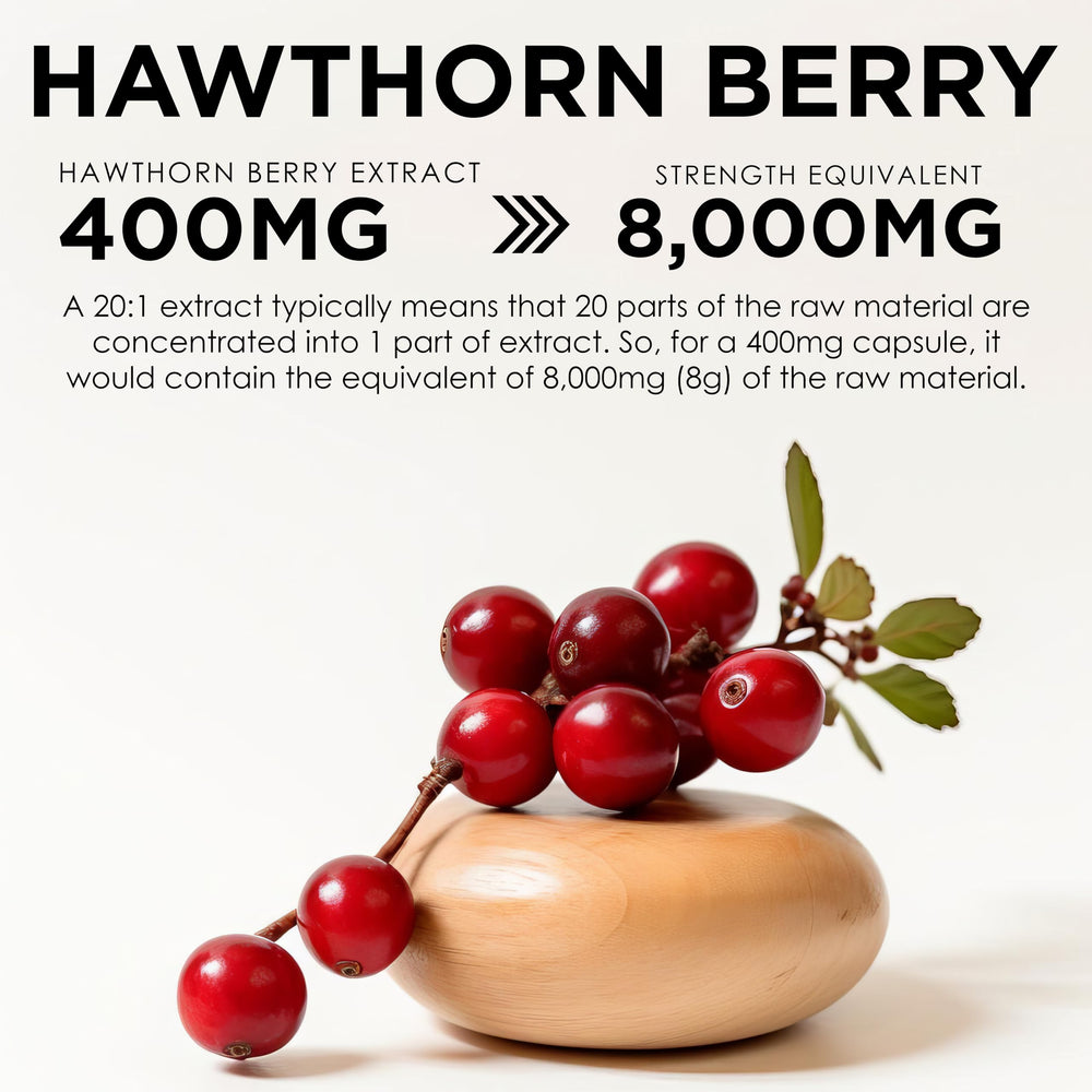 Earth Botanic Organic Hawthorn bottle on table with clean label