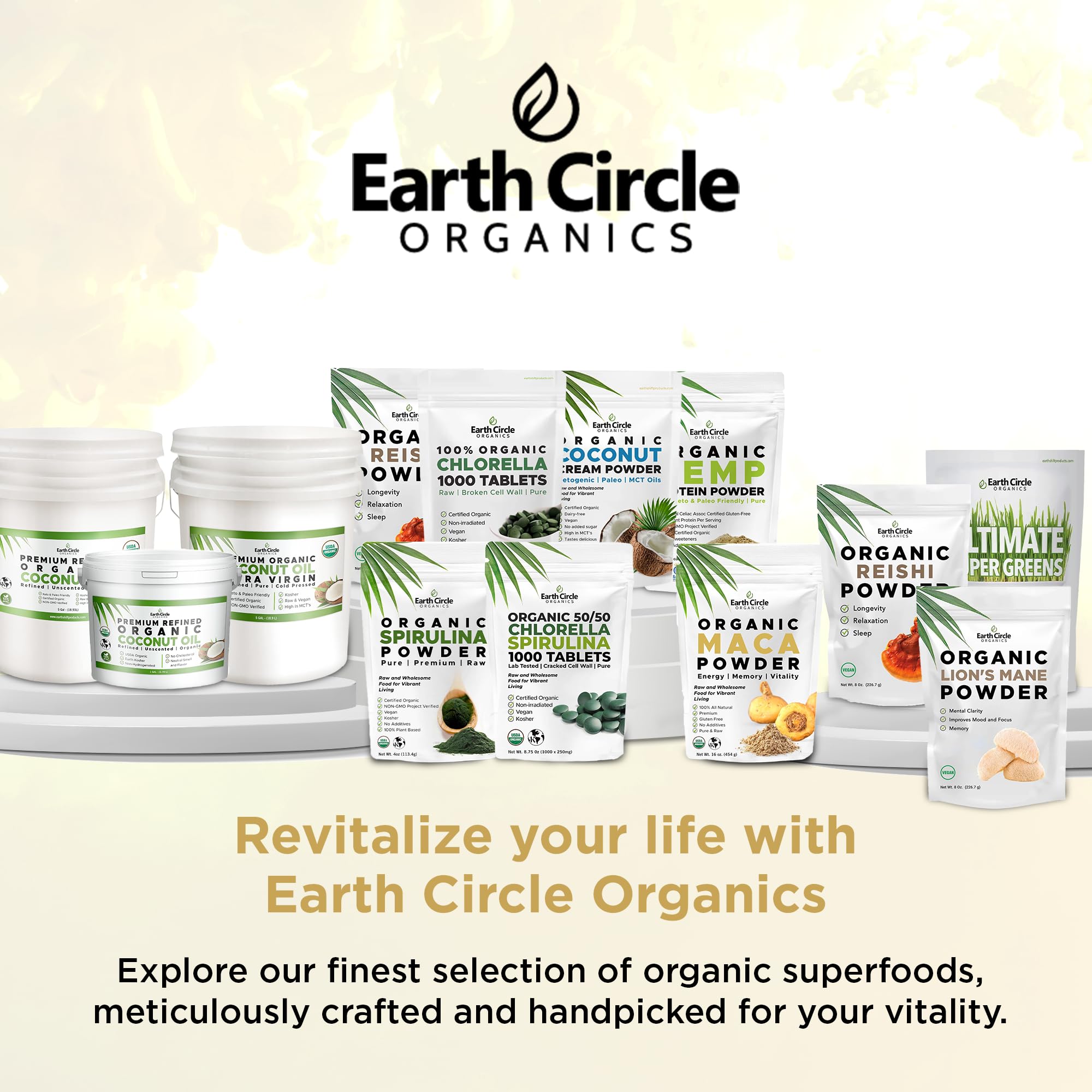 Measuring spoon with Earth Circle Organics Black Maca Powder for daily nutrition.