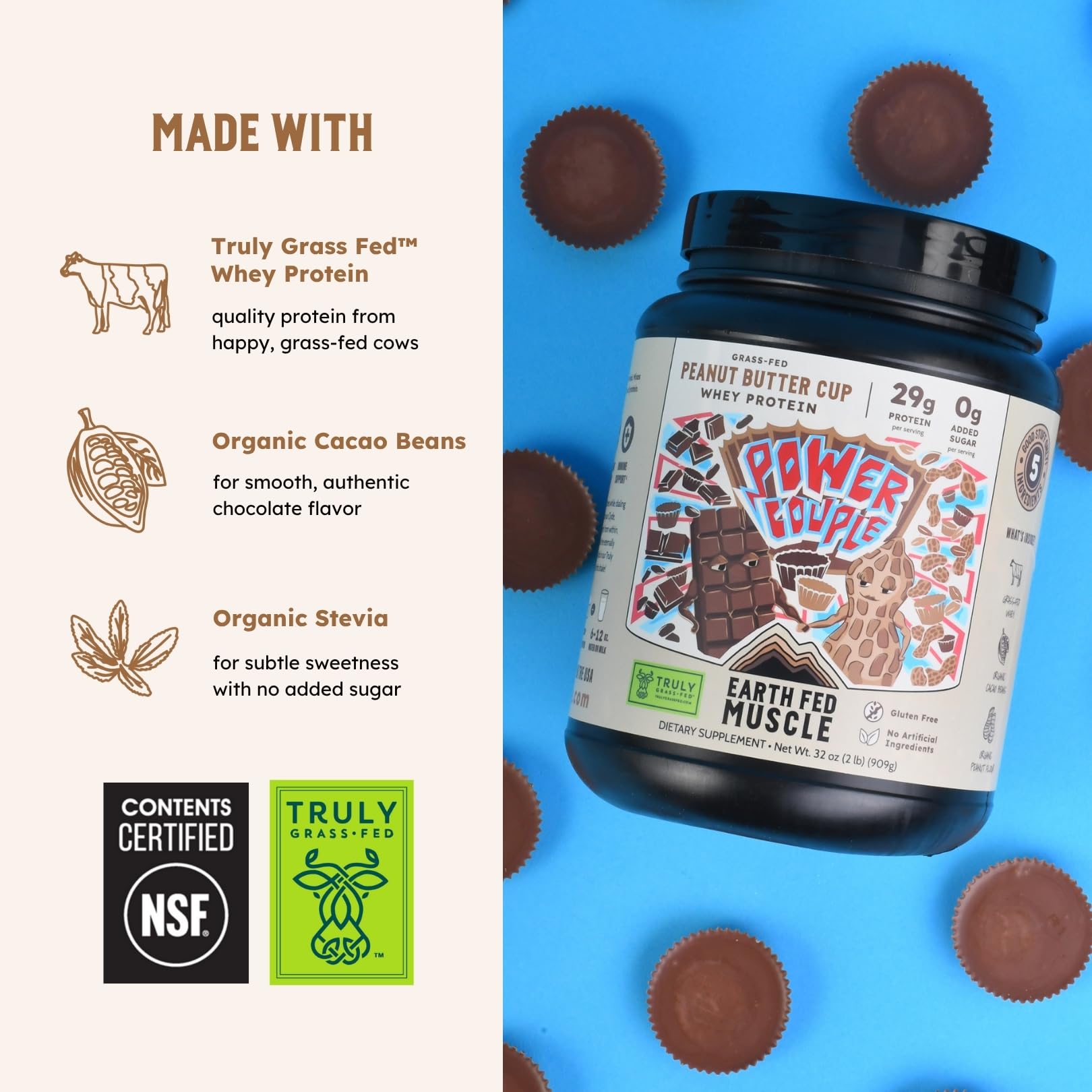 Earth Fed Muscle athlete shaker ready for post-workout recovery