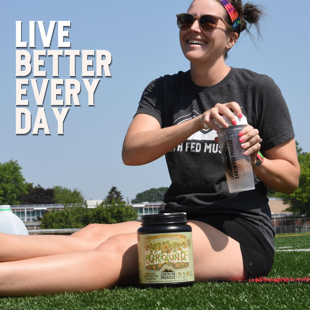 Earth Fed Muscle Common Ground with MCT oil signals energy-friendly fats