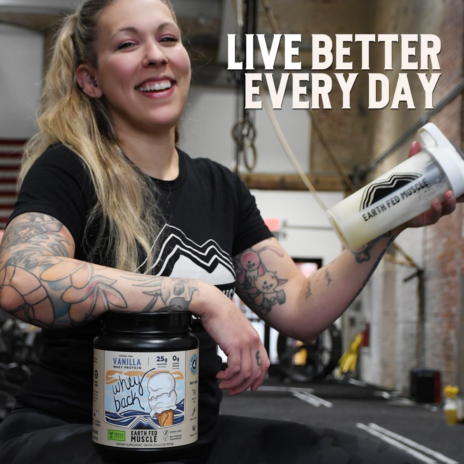 Pasture-raised Irish cows inspired origin image for Earth Fed Muscle Whey Back