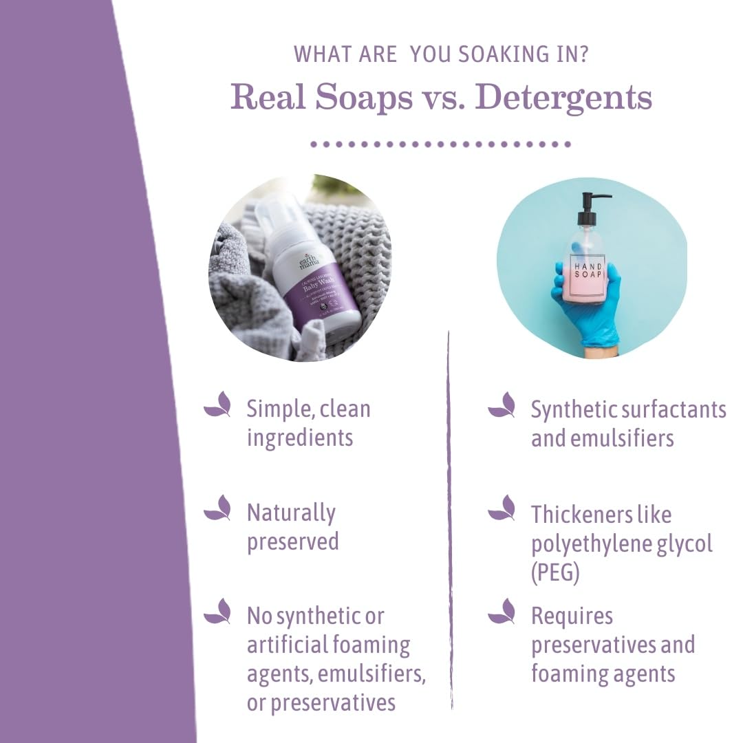 Earth Mama Calming Lavender Baby Wash ideal for family bath routines