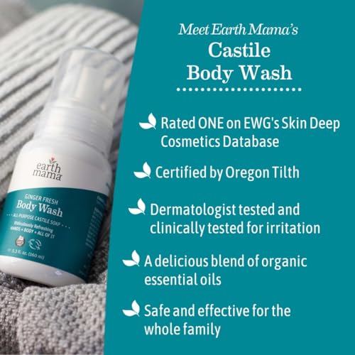 Earth Mama line of castile soaps including Calming Lavender option.
