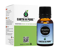 Earth N Pure Breathe Easier bottle displayed for quick inhalation and home use