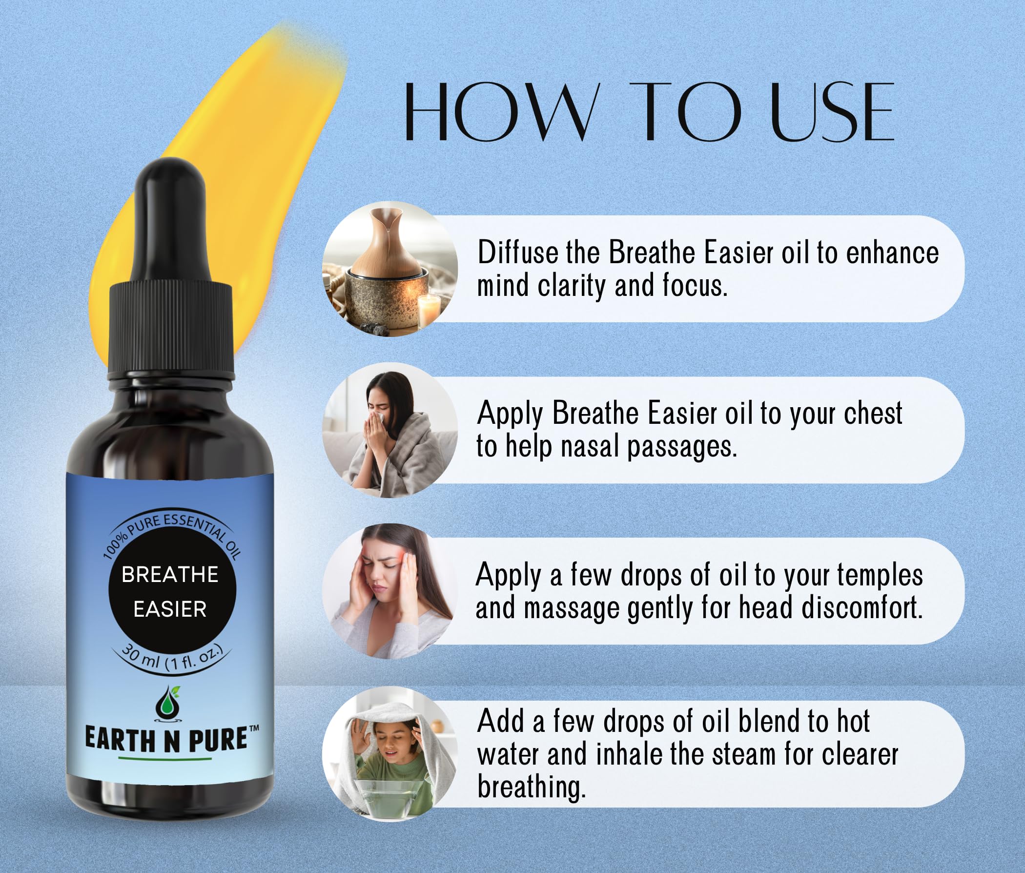 Earth N Pure Breathe Easier travel pack on the go for trips