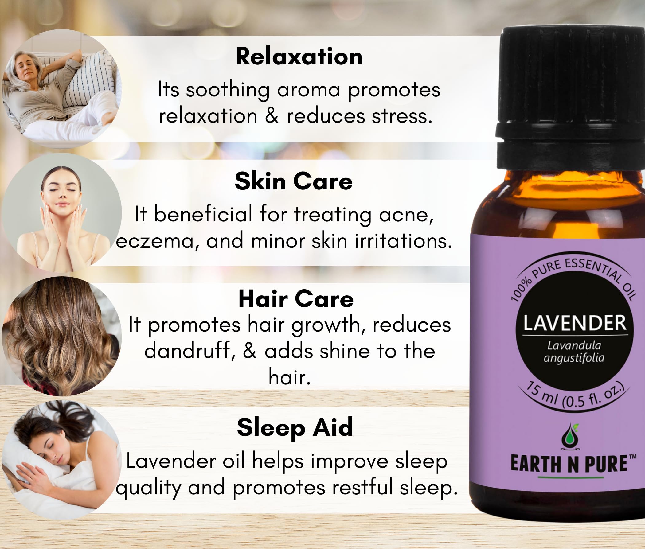 Earth N Pure diffuser releasing calming aroma for rooms.