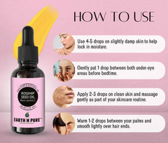 Rosehip oil blended into moisturizer for smoother texture and spread.