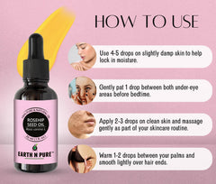 Earth N Pure Rosehip Oil fits into a calm nighttime routine.