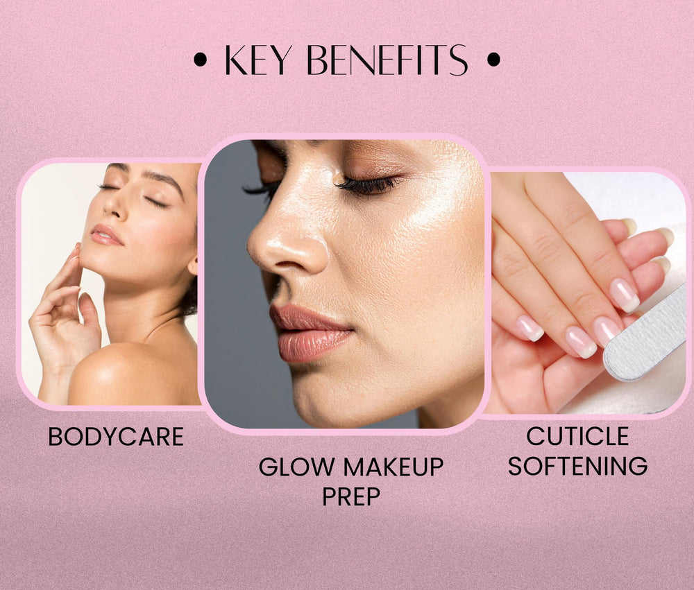 Earth N Pure Rosehip Oil under makeup to create a dewy base.