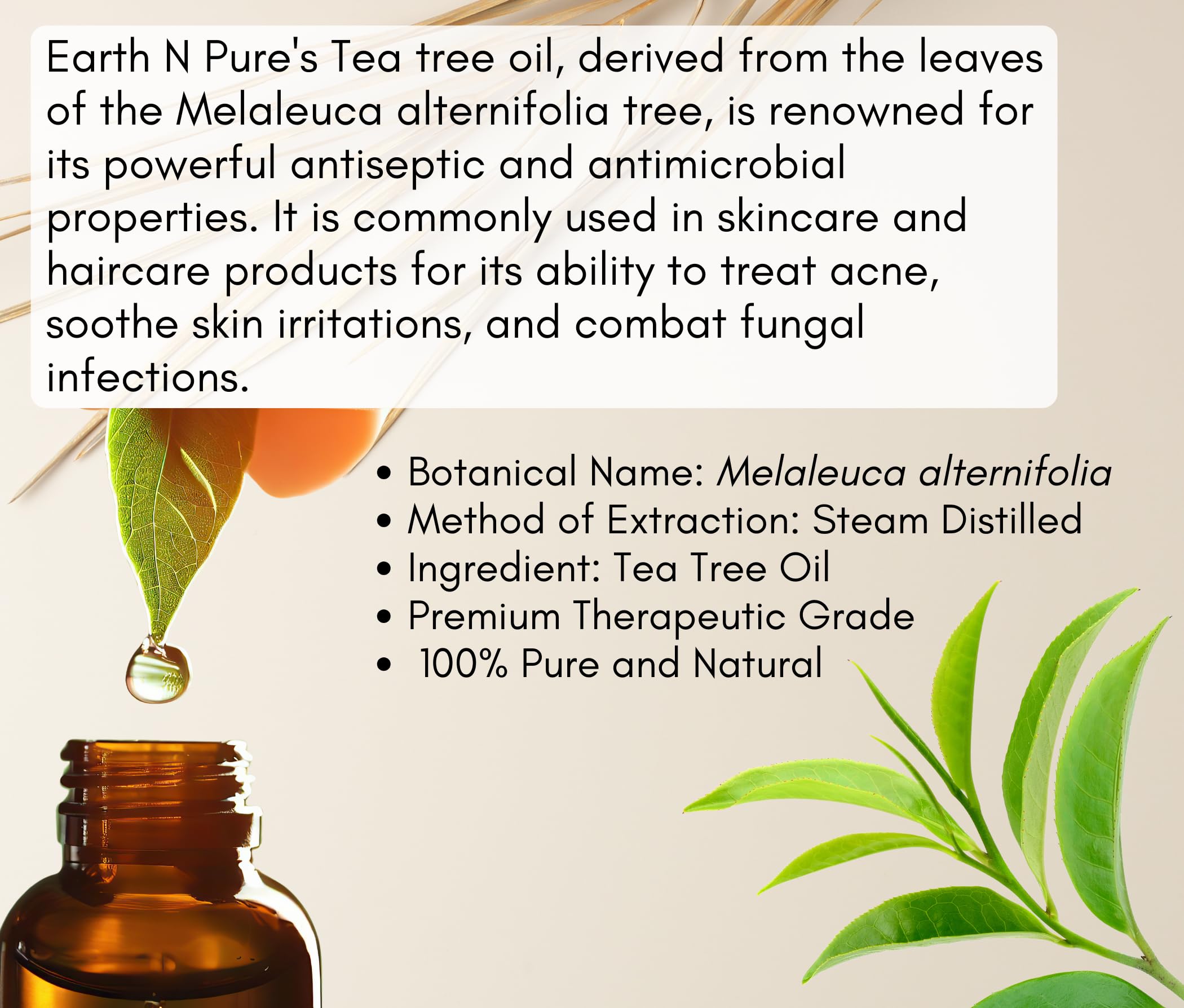 Earth N Pure Rosemary oil added to shampoo for scalp care.