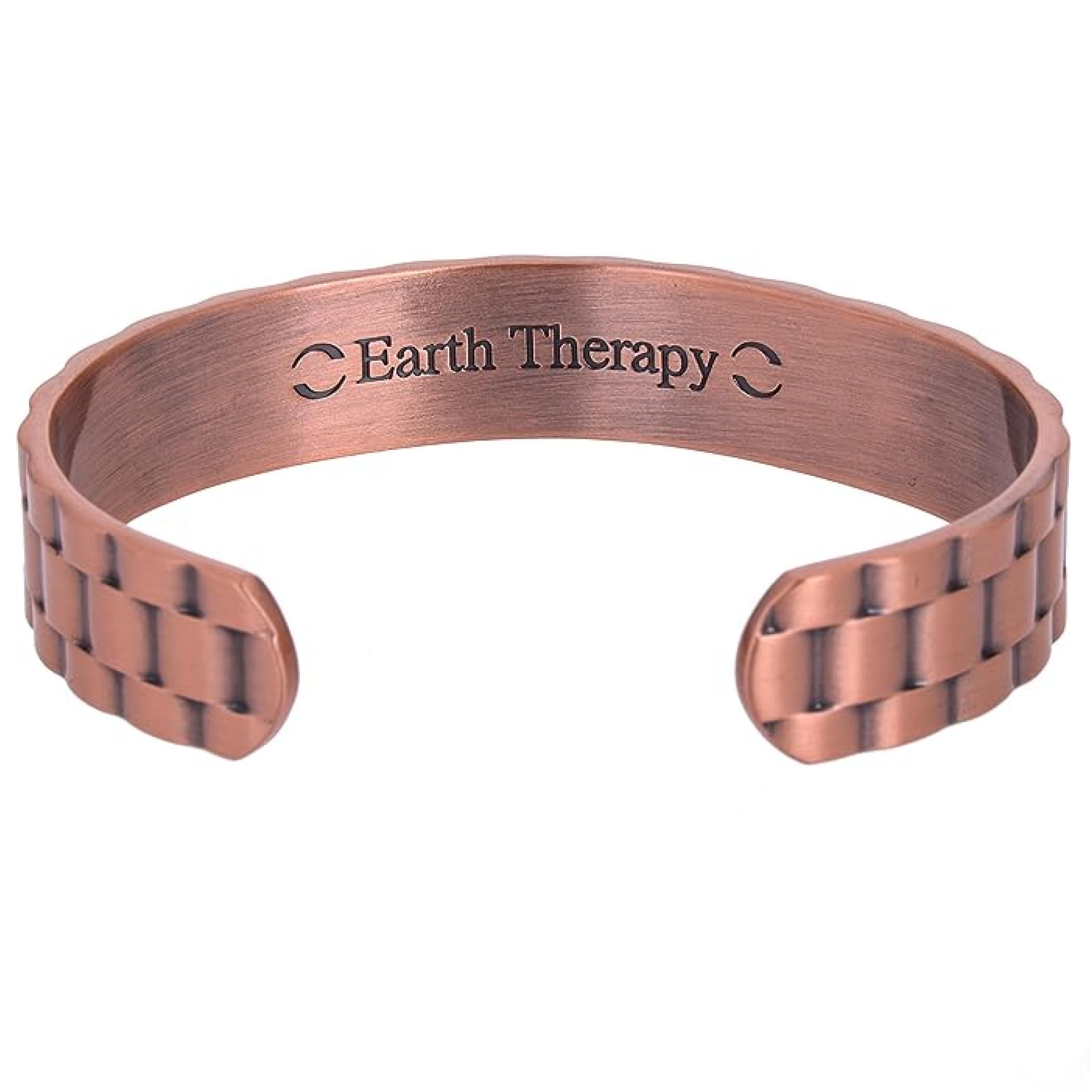Earth Therapy cuff adjustable fit enables comfortable all day wear