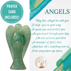 Earth Therapy green aventurine figurine close-up highlighting natural texture