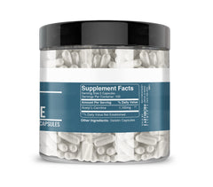 Earthborn Elements Acetyl L-Carnitine bottle side demonstrates convenient daily use.
