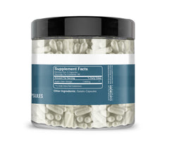 Earthborn Elements Apple Cider Vinegar capsules close-up, pure and undiluted.