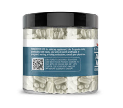 Earthborn Elements ACV capsules being poured, ideal for a simple daily routine.