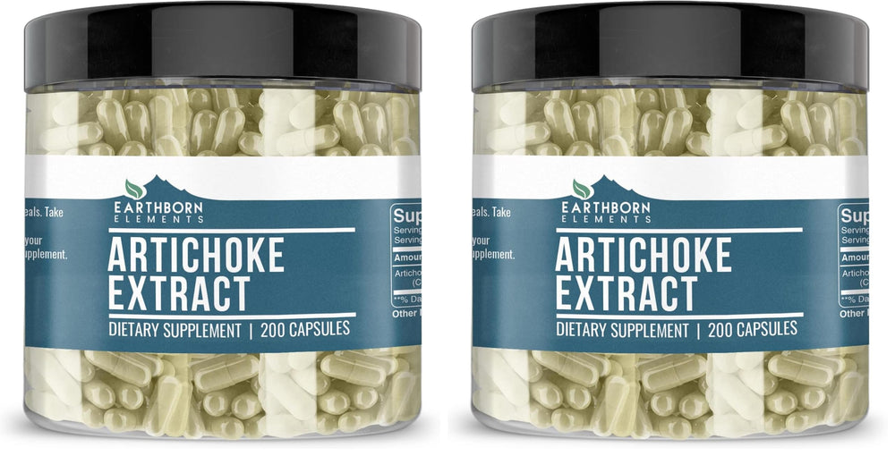 Earthborn Elements artichoke extract bottle front for daily wellness support
