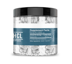 Earthborn Elements Betaine HCl resealable jar for long-lasting freshness and convenience