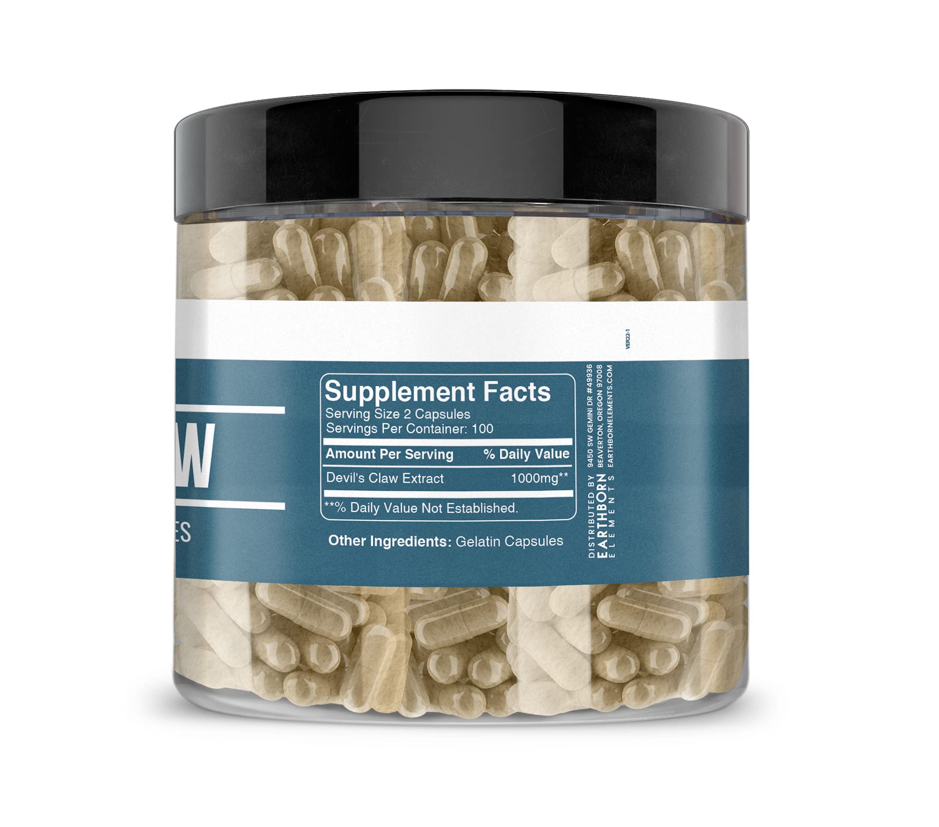 Two Earthborn Elements Devils Claw Extract packs provide long-lasting supply.