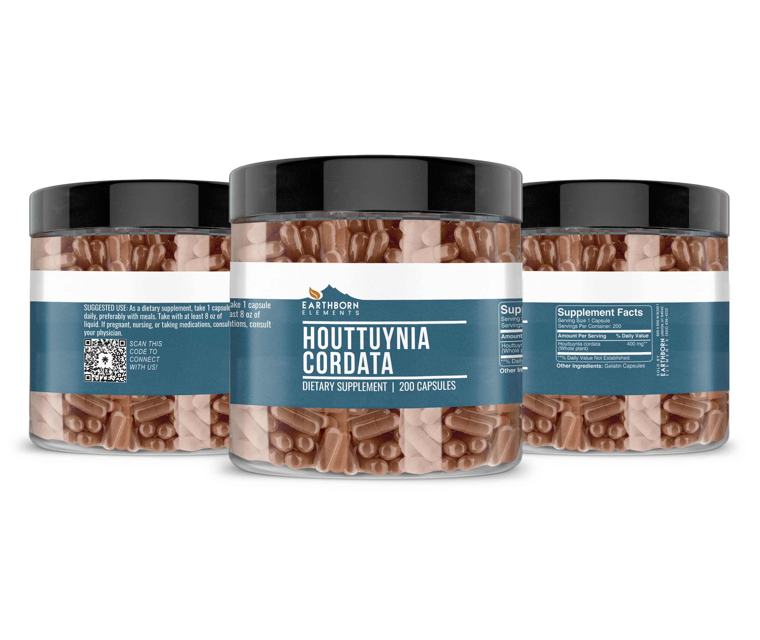 Packaging image shows USA-encapsulated production by Earthborn Elements.