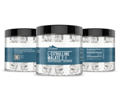 Earthborn Elements L-Citrulline DL-Malate 100-day supply bottle ready for daily use.