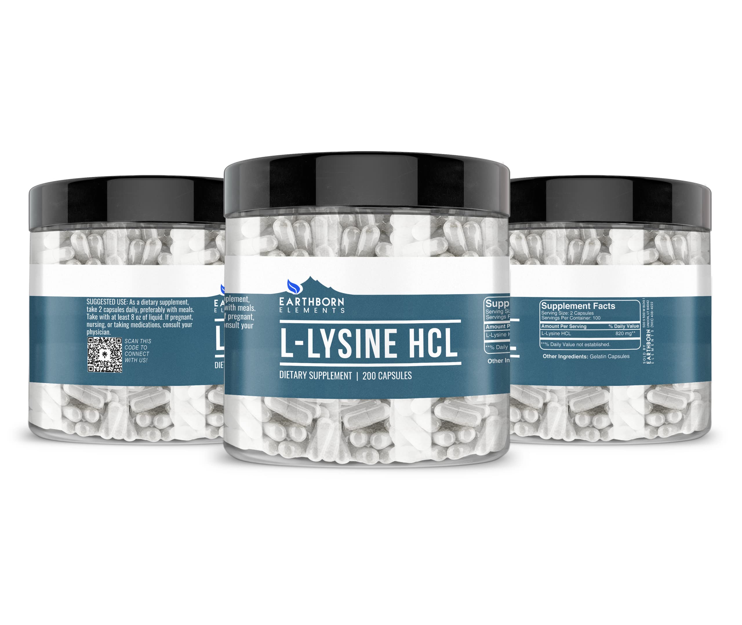 Two bottles per pack, 200 capsules total for about 100 days of use.
