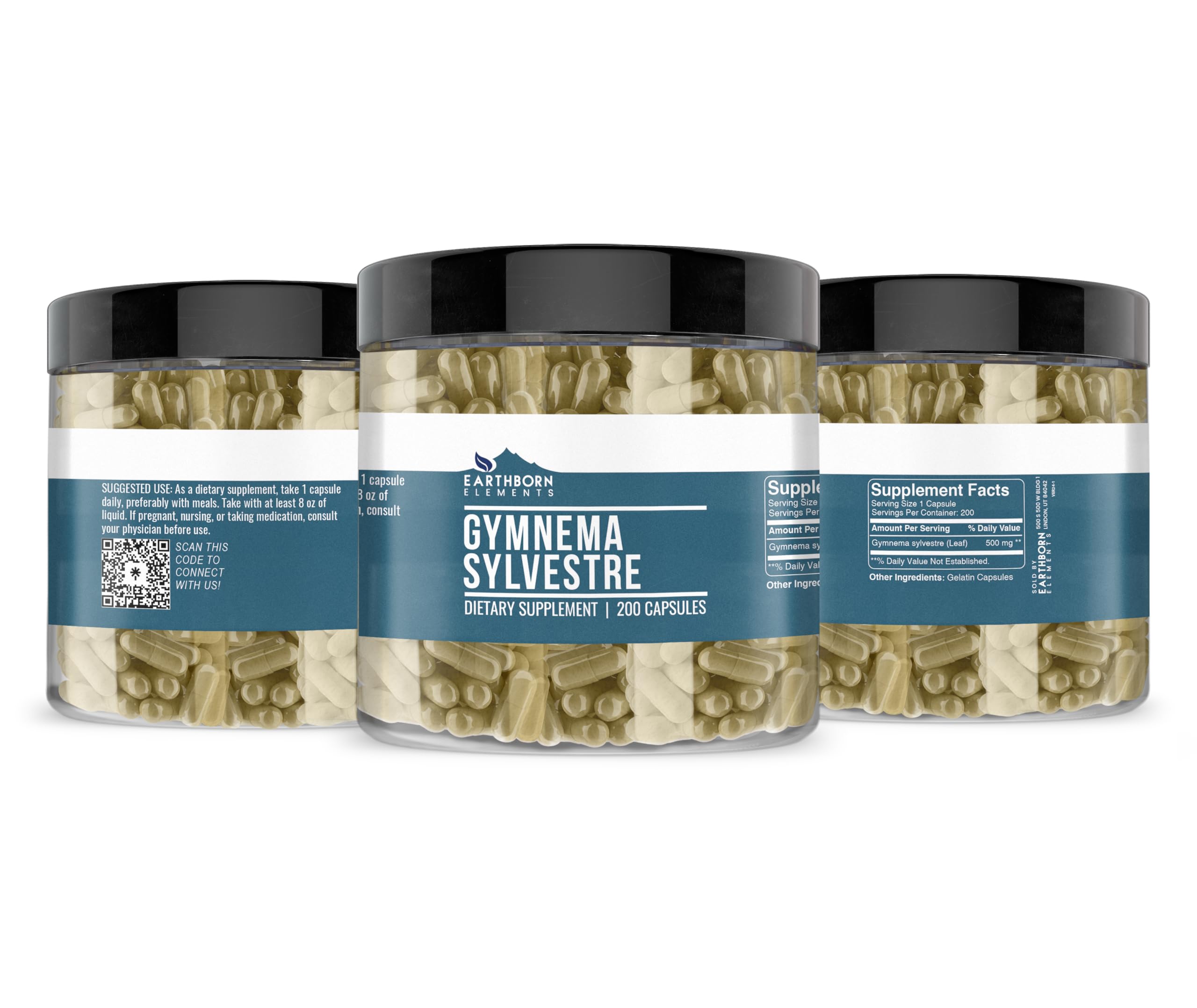 Earthborn Elements capsules encapsulated in the USA for quality control.