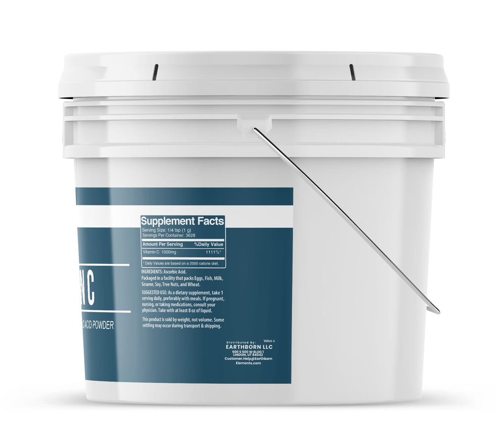 Earthborn Elements Vitamin C Powder dissolves easily for blending into serums and creams.