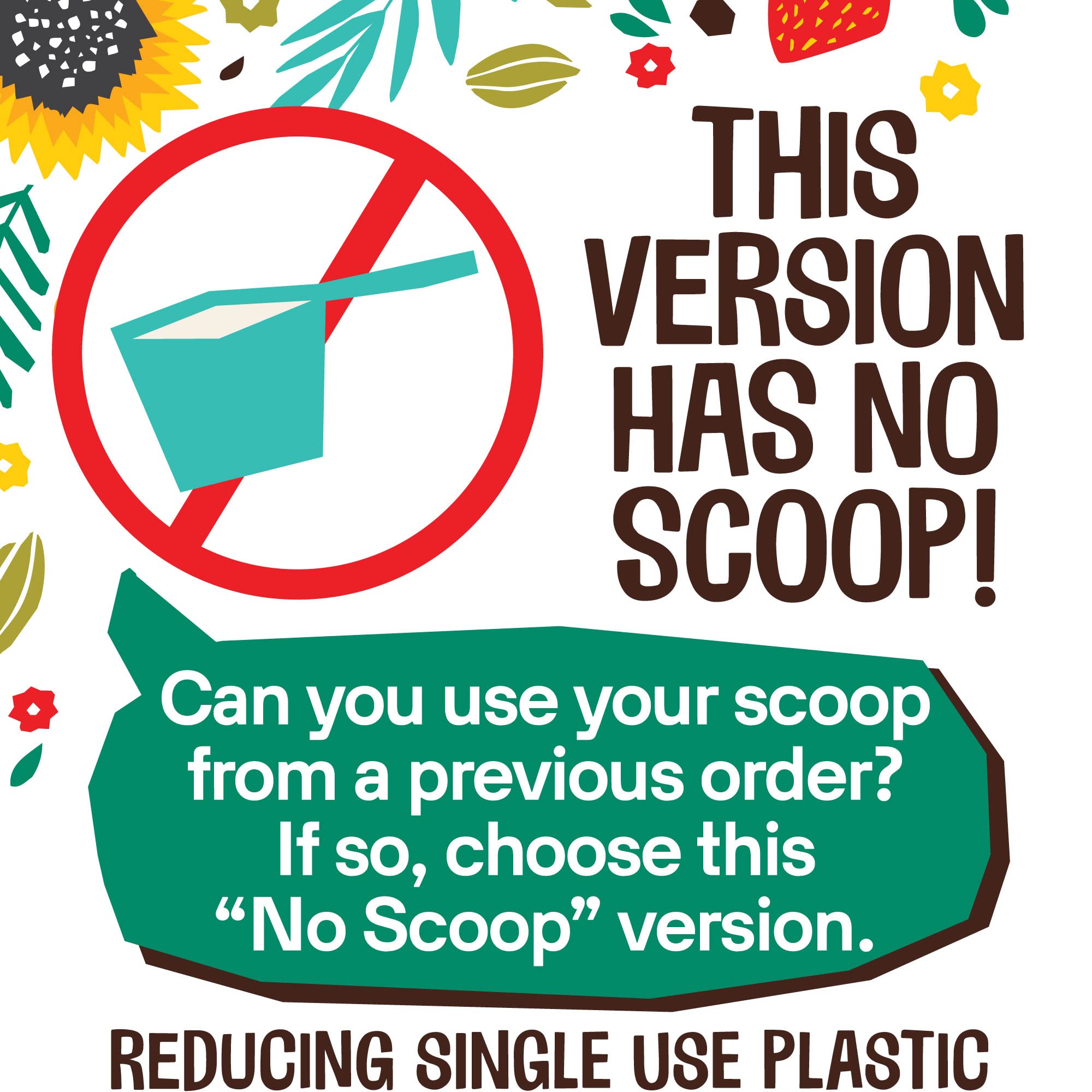 EarthChimp probiotic plant protein label highlighting organic formula