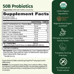 EarthFirst Organic beef liver blend scoop showing nutrient-rich superfood for vitality.