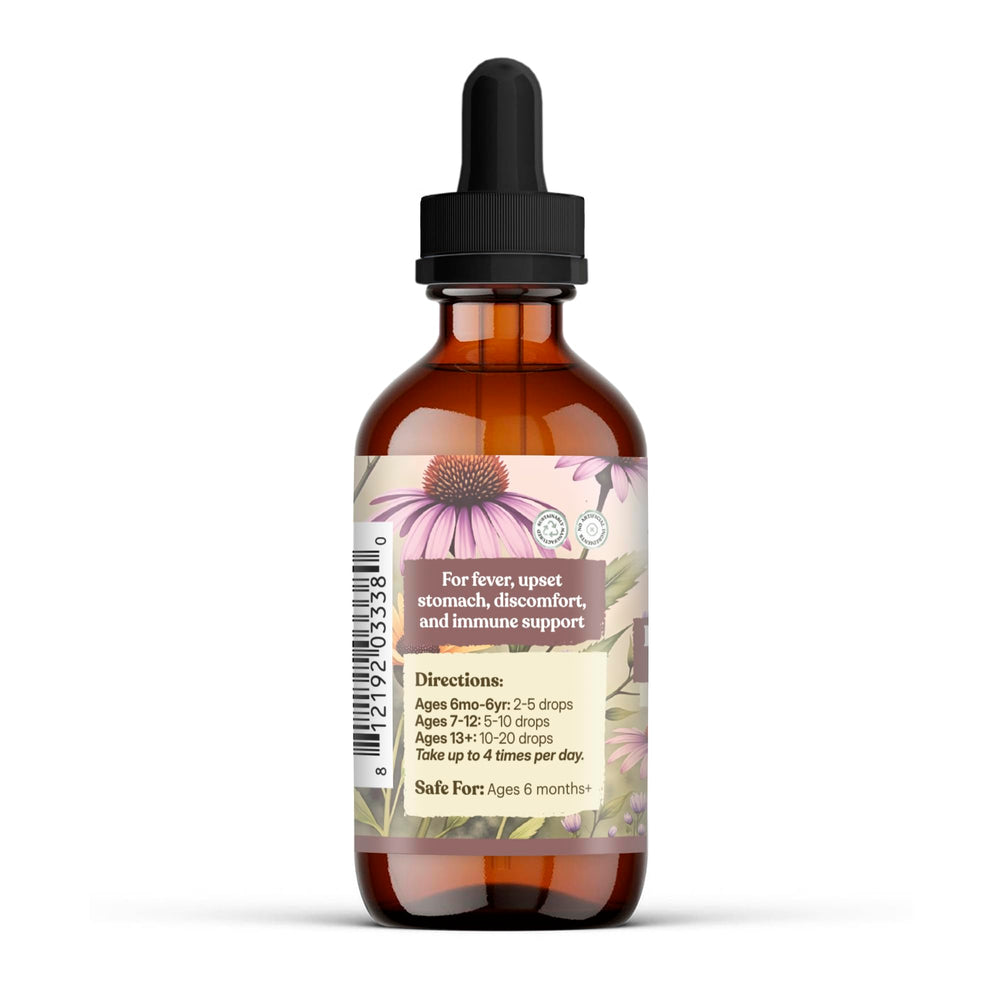 Earthley Wellness Feel Better Fast liquid formulation displayed, convenient home remedy option.