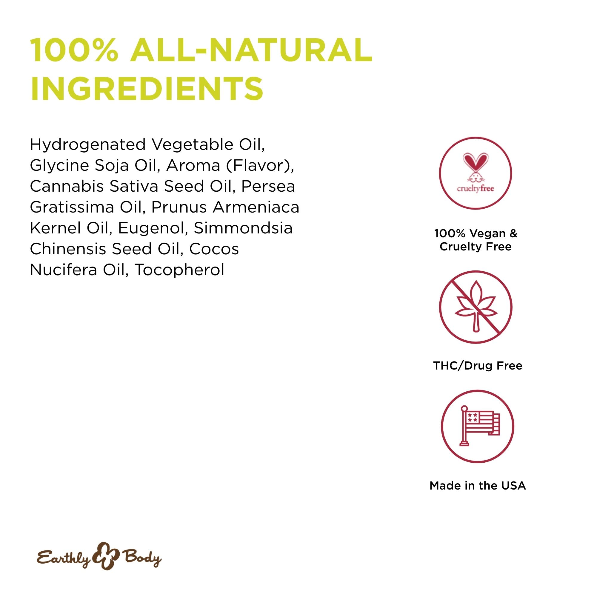 Earthly Body banana massage application oil being applied to skin