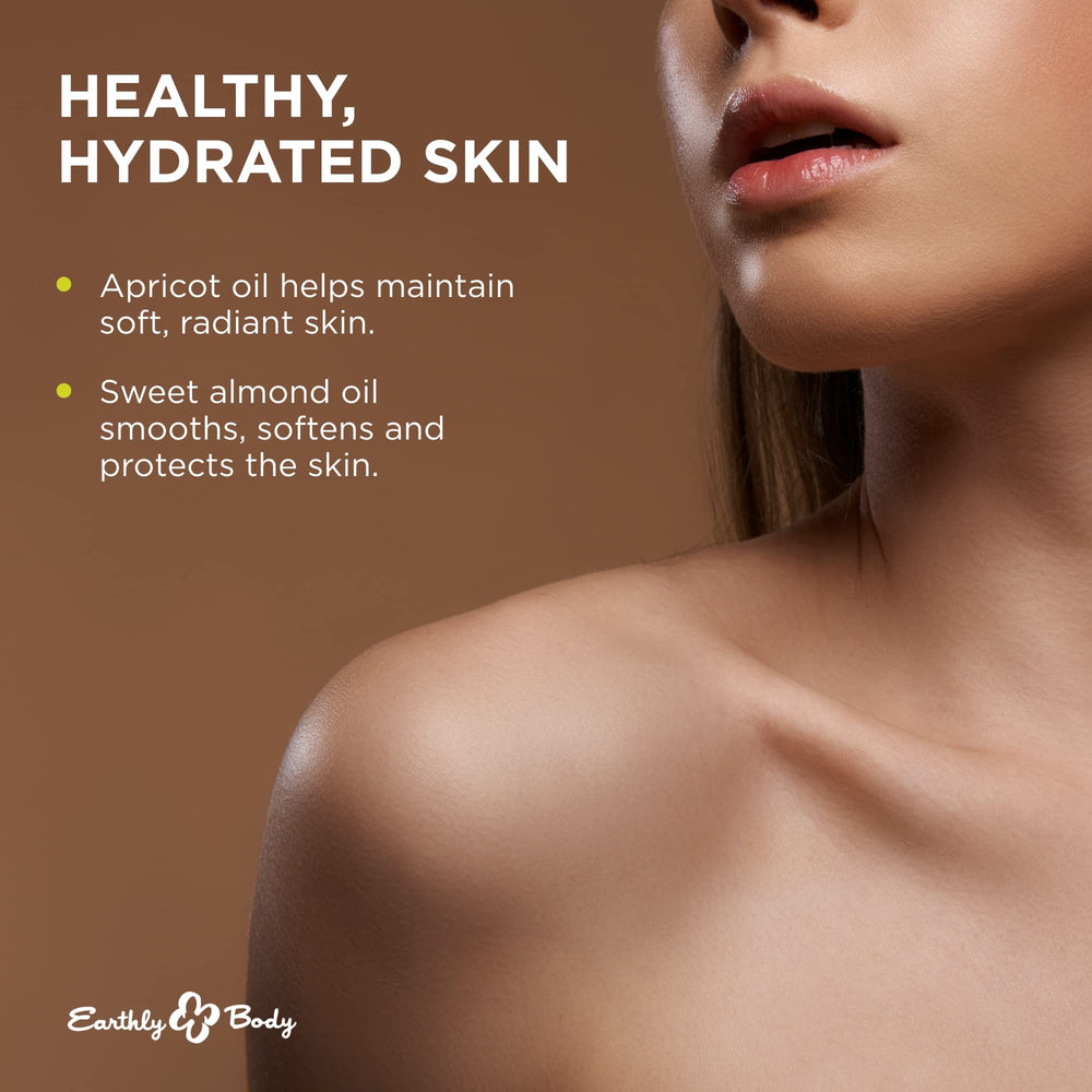 Earthly Body hemp seed oil base supports a smooth, nourishing glide
