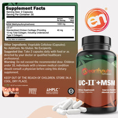 EarthNutri vegetarian capsules on white background emphasize soy-free formula.