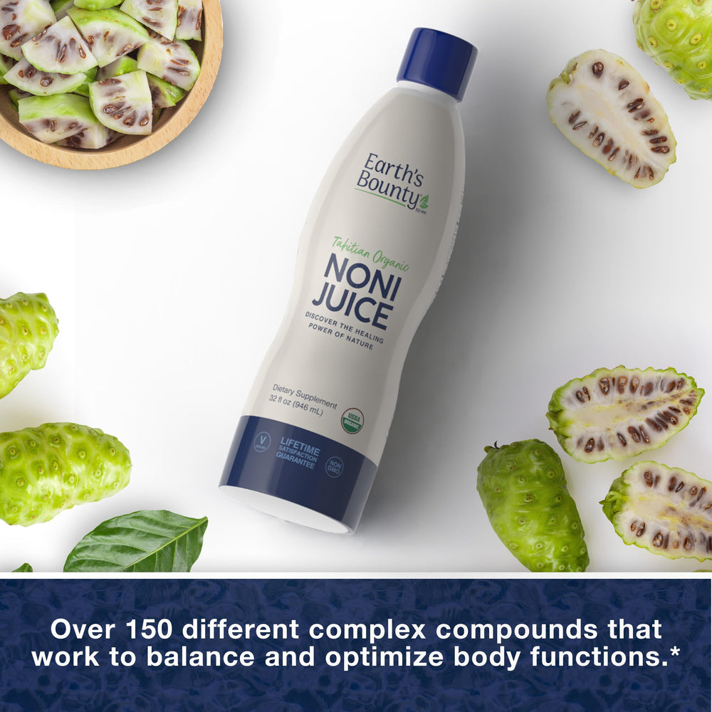 Earth's Bounty Kosher and Non-GMO seals on packaging reinforce integrity.