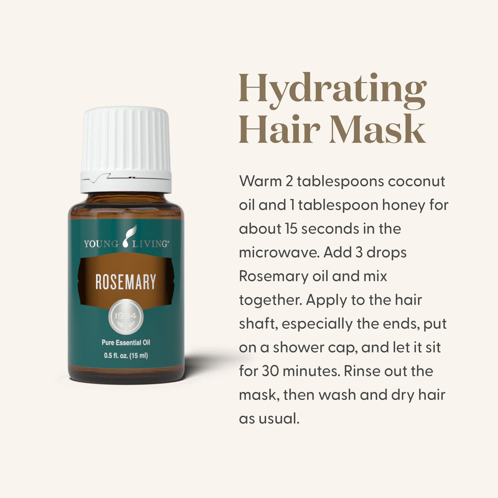 Earthy, woodsy rosemary aroma enhances home, office, or study spaces.