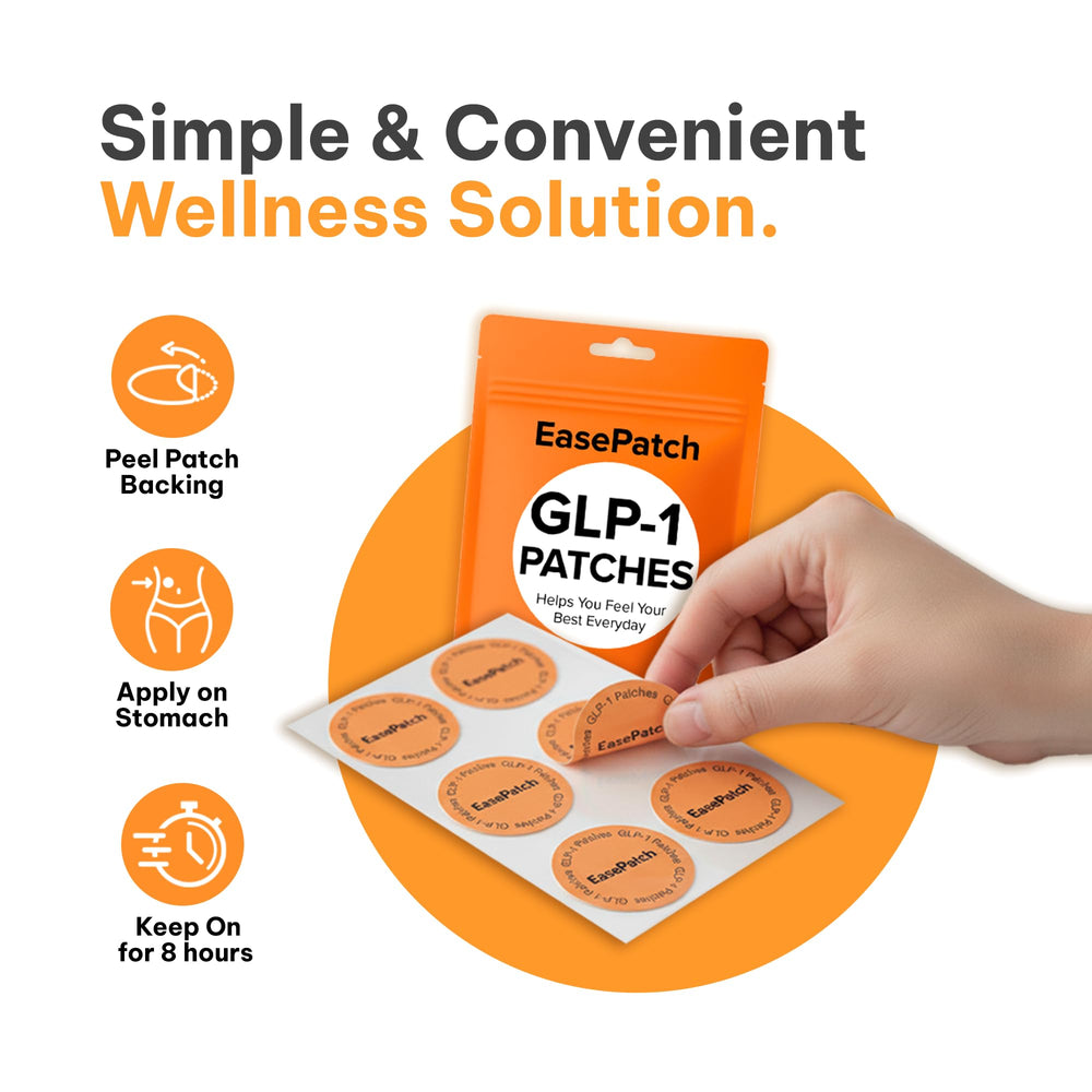 EasePatch L-glutamine ingredient includes an amino acid blend for daily wellness