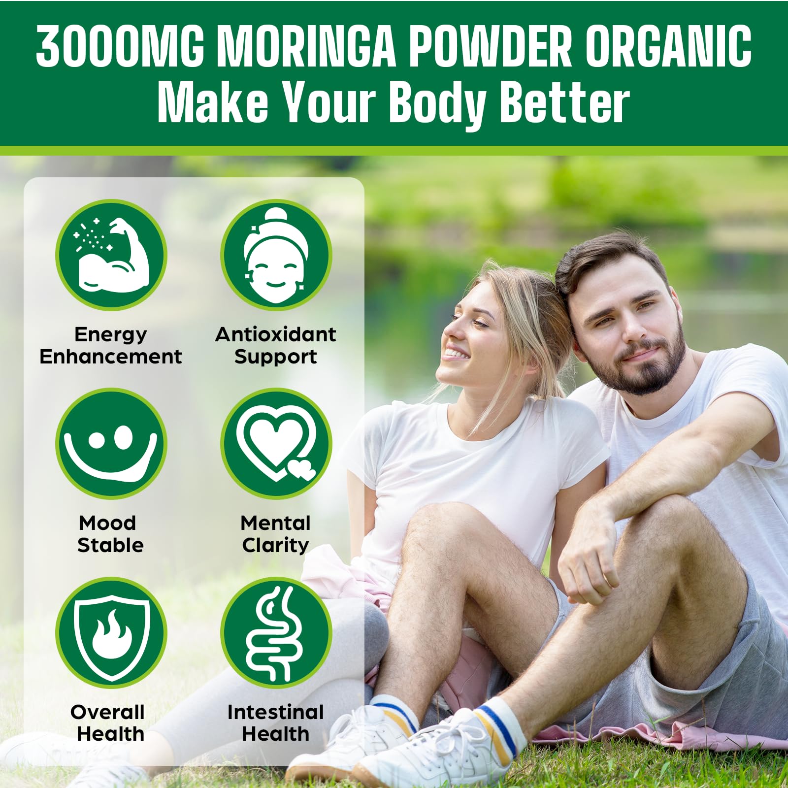 Easinloty Green Superfood powder in glass highlights vibrant, mixable energy drink.