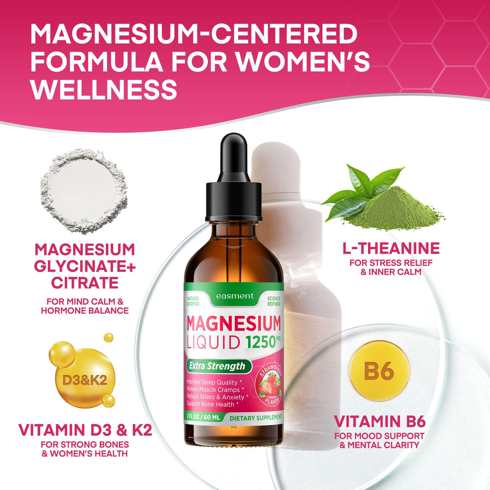 Easment bottle label highlights a clean, plant-based wellness formula.