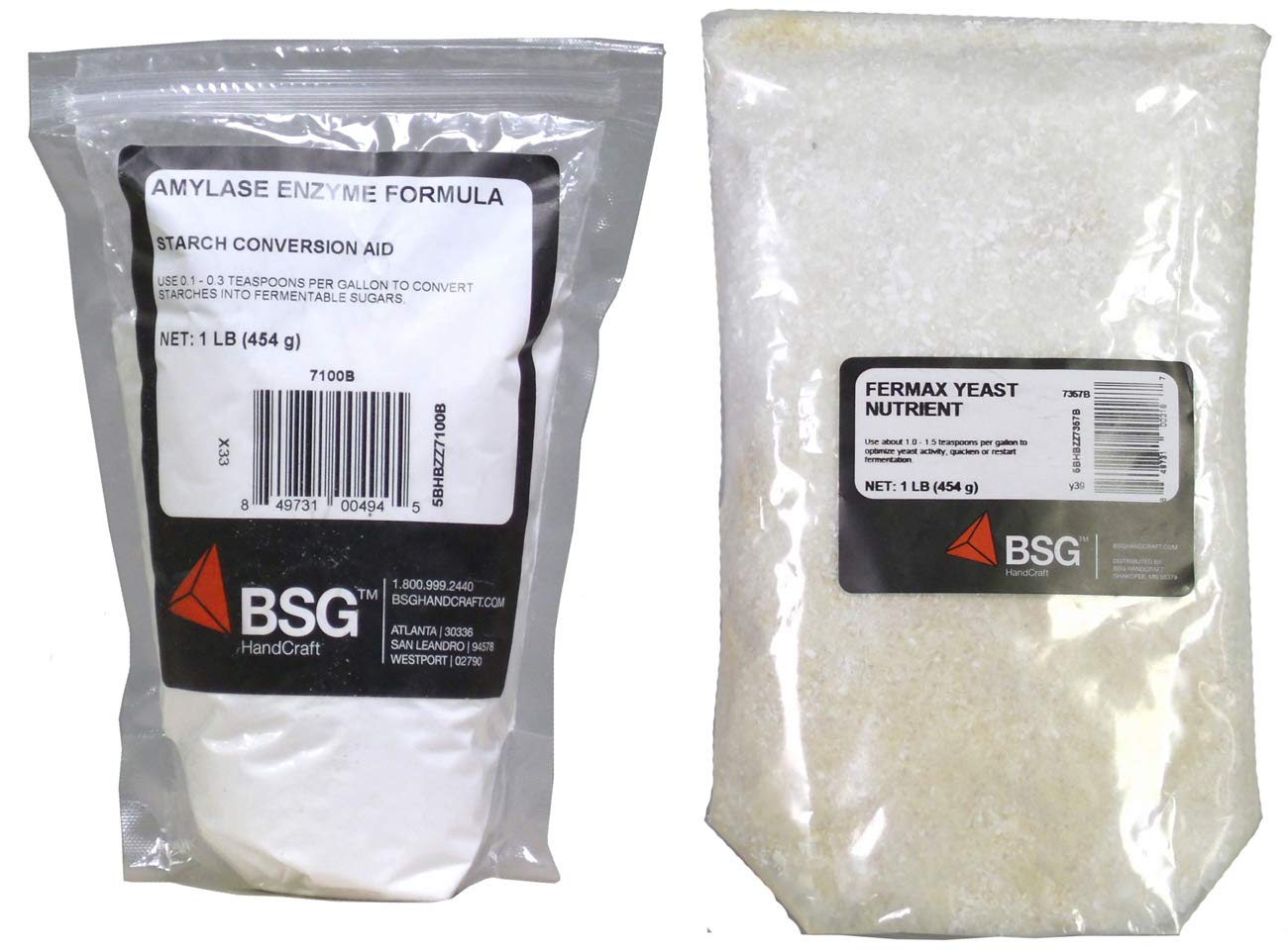 Eastern Shores Amylase enzyme bottle pour supports starch breakdown in mash for smoother fermentations.