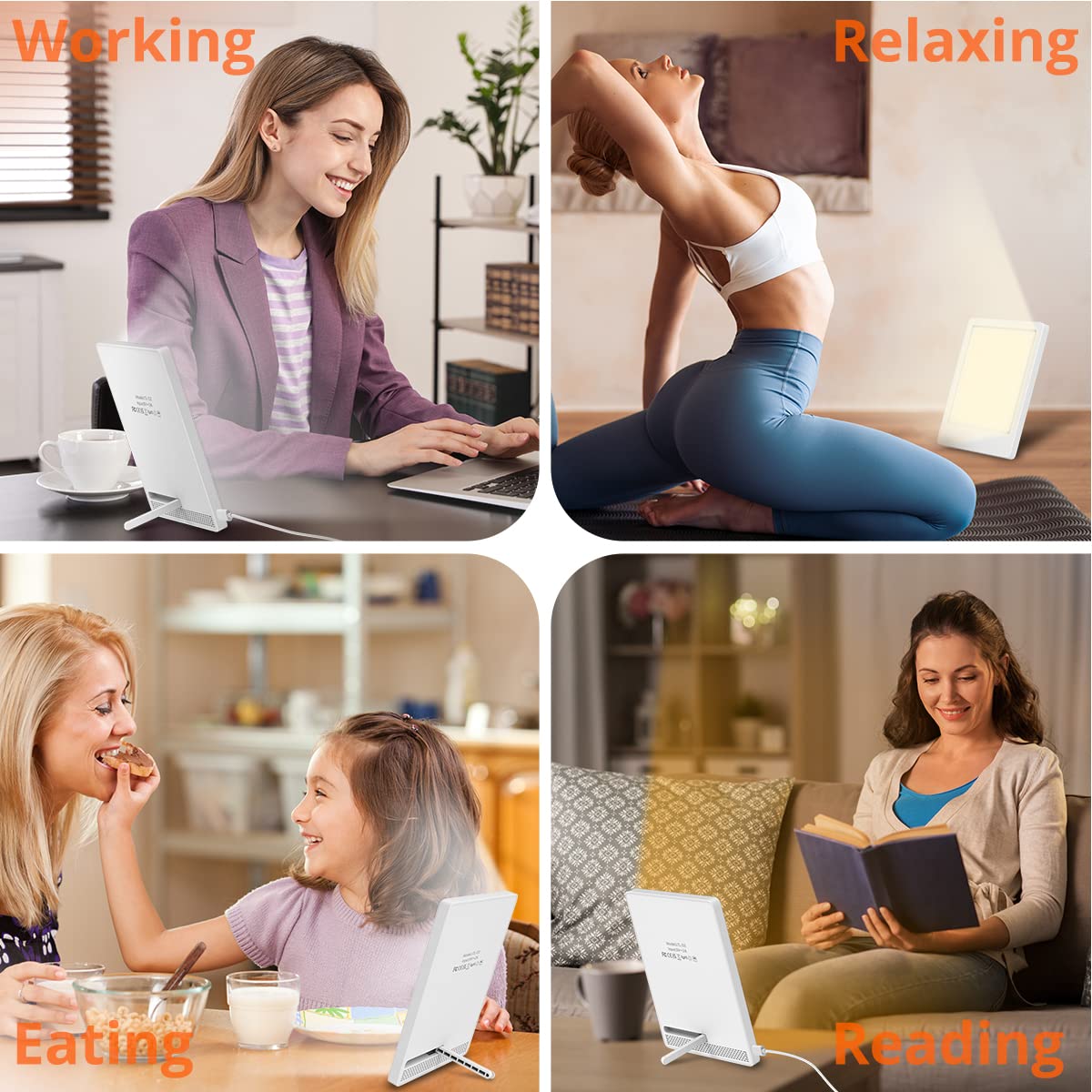 EasyHome memory function recalls last brightness and timer settings