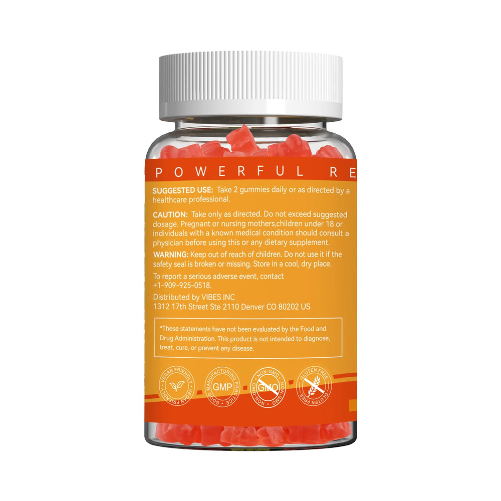 Close-up of EAZGOO Ashwagandha Gummies showing strawberry flavor and chewy texture for daily routine