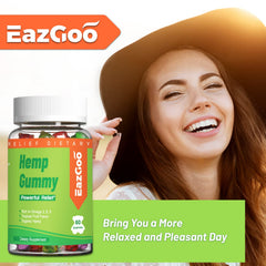 EAZGOO CO2-extracted hemp oil close-up shows premium formulation.