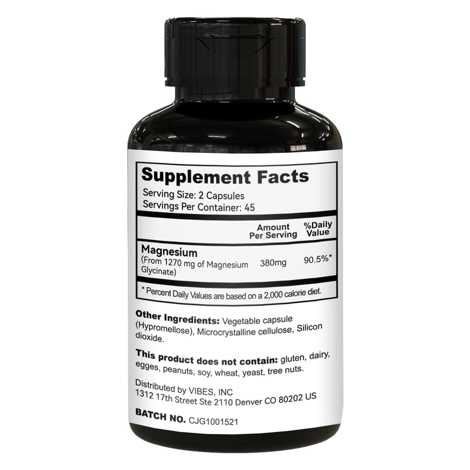 Close-up of EAZGOO capsules shows easy-to-swallow magnesium glycinate.