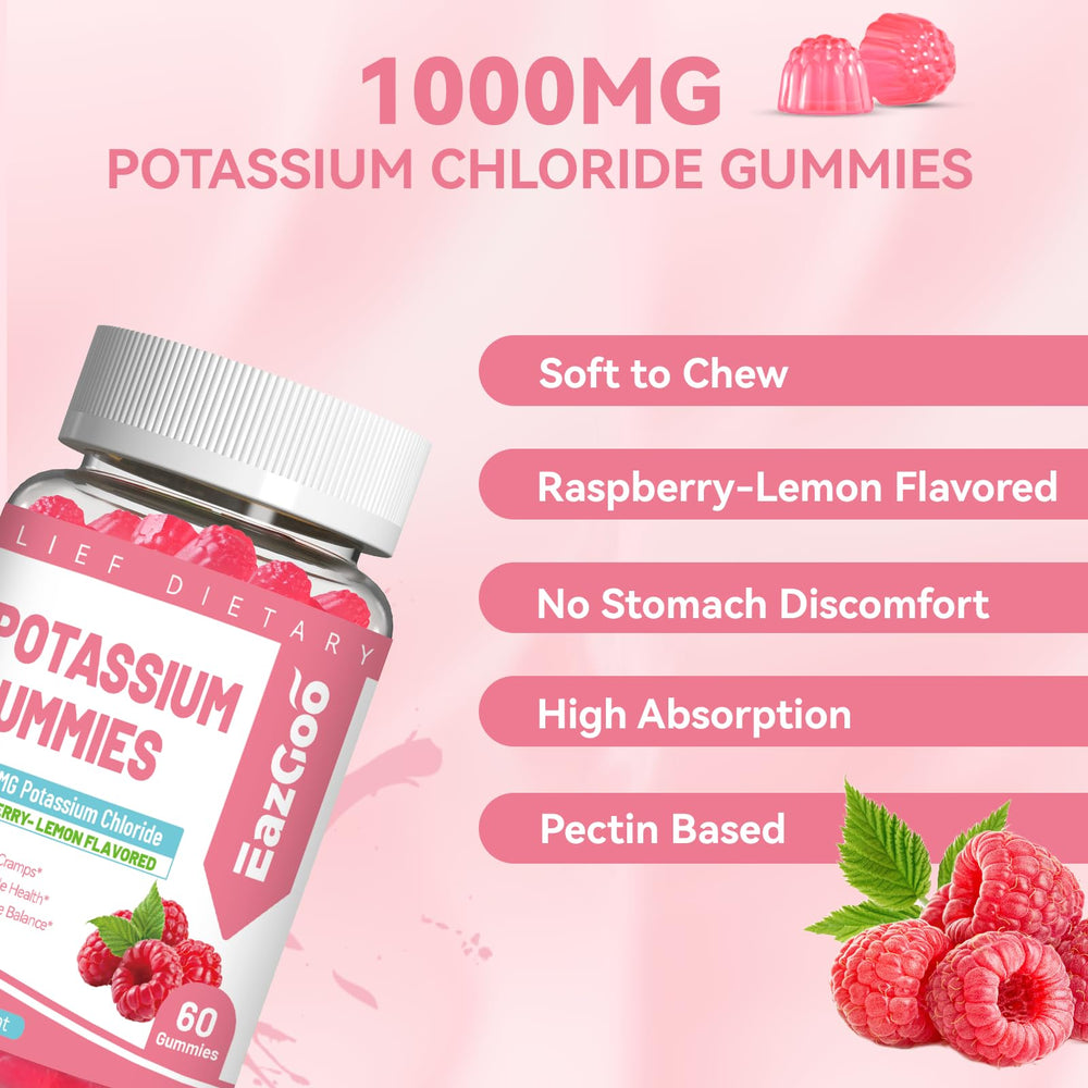 Two gummies per serving shown for simple daily intake with EAZGOO