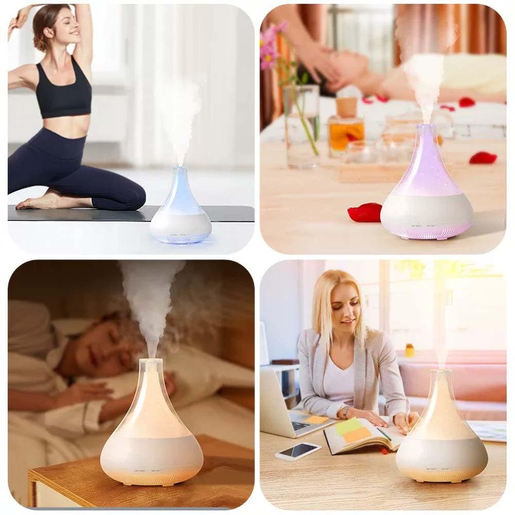 Humidity-focused mist from Ebooine diffuser aiding skin comfort in dry spaces