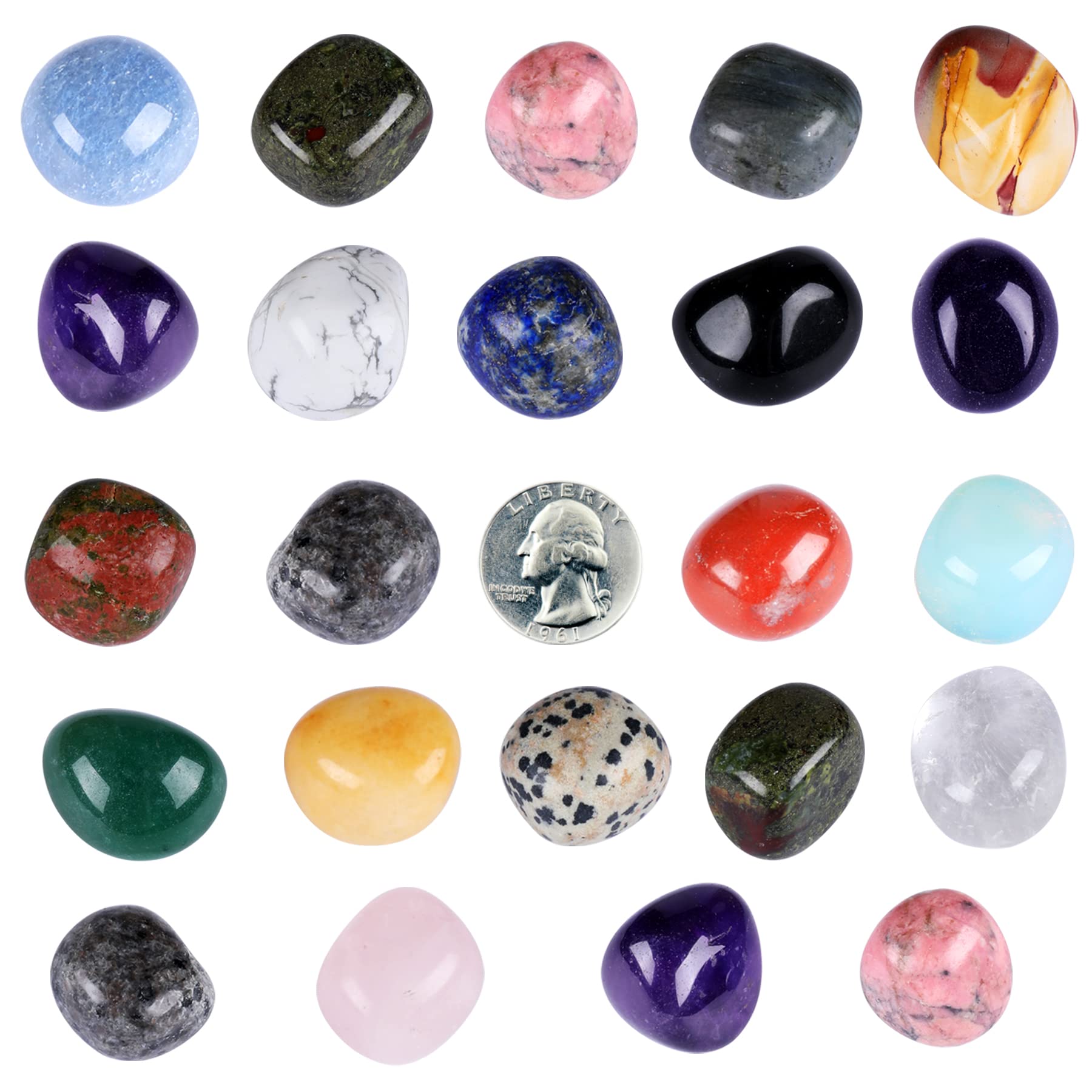 Ebristar polished crystal varieties ideal for Reiki, meditation, and chakra work