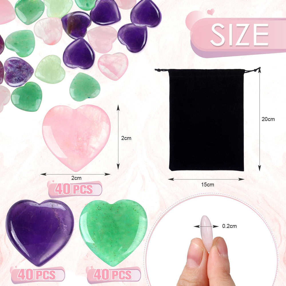 Ecation heart aventurine crystal supports calm focus and luck