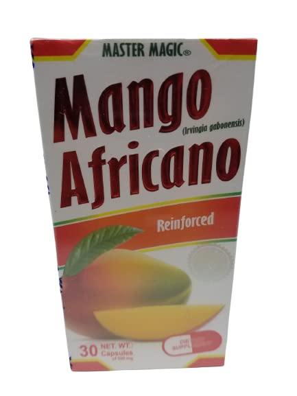 Echinacea Mango Africano Master African Mango capsules bottle promotes convenient daily wellness.